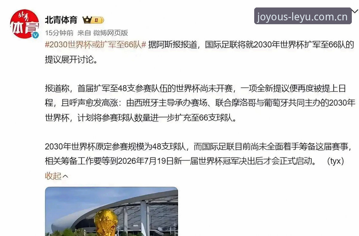 深度揭秘：世界杯扩军至66队的真相，中国男足终于等到翻身机会？